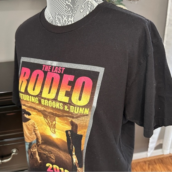 Brooks & Dunn 2010 Tour Tee The Last Rodeo Band Shirt Size L - Picture 4 of 10